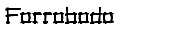 Forrobodo font