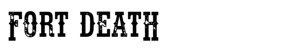 Fort Death font
