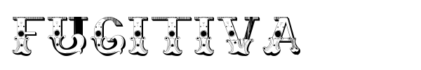 Fugitiva font