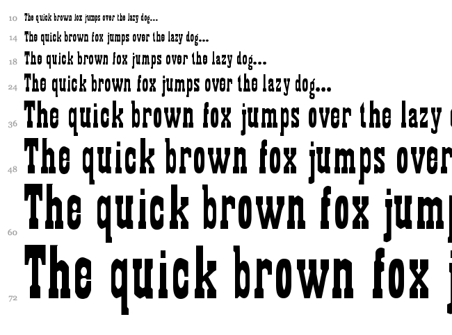 Gambler font waterfall