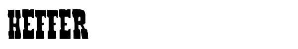 Heffer font