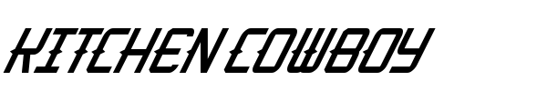 Kitchen Cowboy font preview