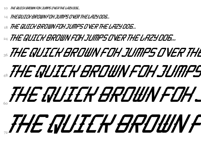 Kitchen Cowboy font waterfall