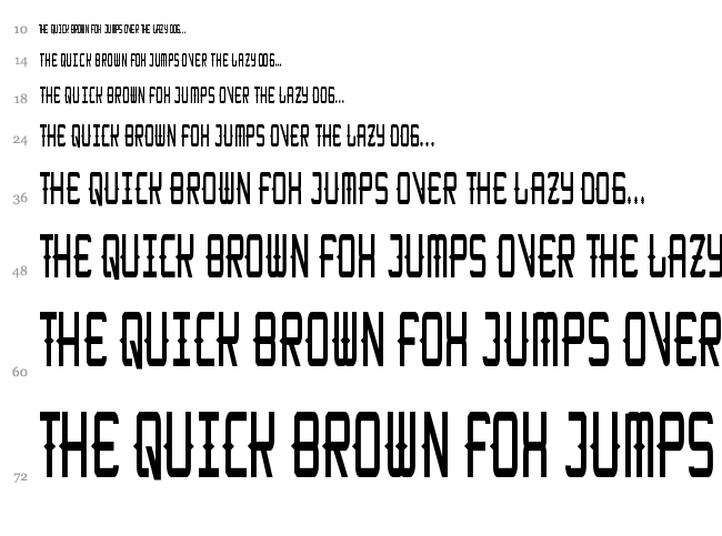 Kitchen Cowboy font waterfall