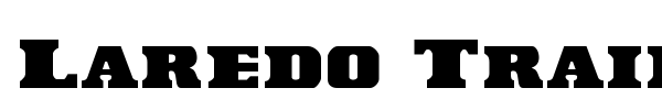 Laredo Trail font preview
