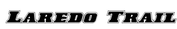Laredo Trail font preview