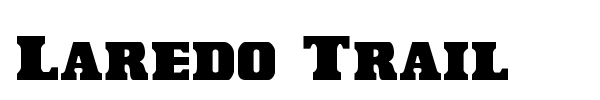 Laredo Trail font preview