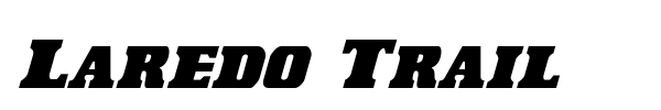 Laredo Trail font preview