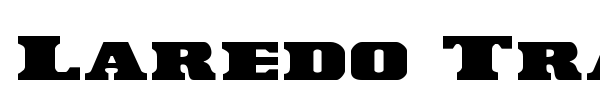 Laredo Trail font preview