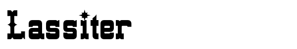 Lassiter font