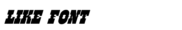 Like Font font