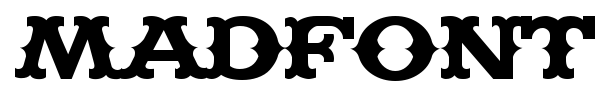 Madfont font
