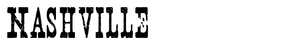 Nashville font