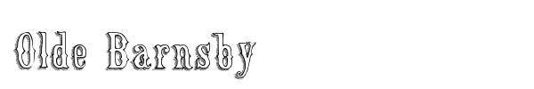 Olde Barnsby font