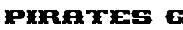 Pirates Gold font