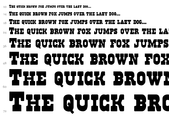 Regulators font waterfall