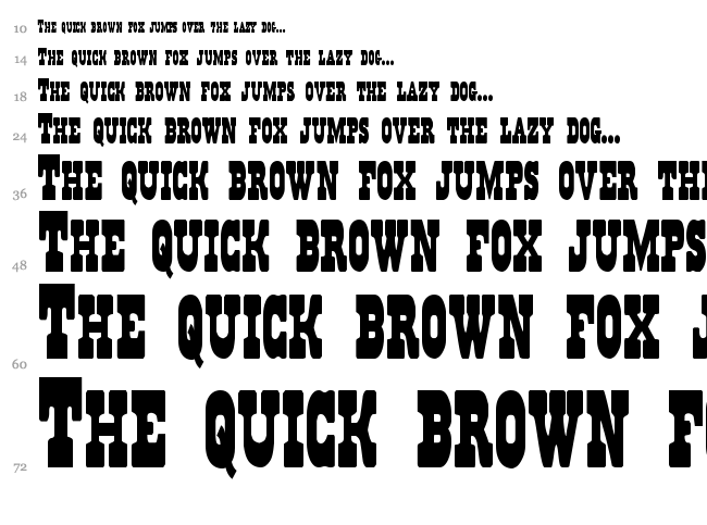 Regulators font waterfall