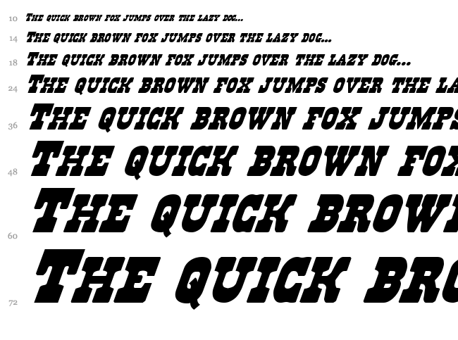 Regulators font waterfall
