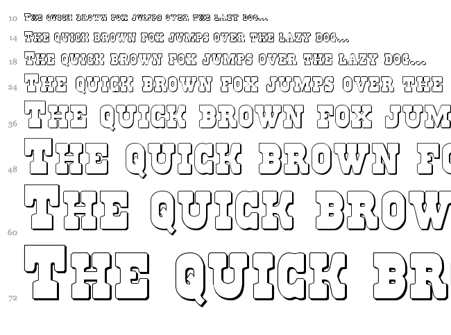 Regulators font waterfall
