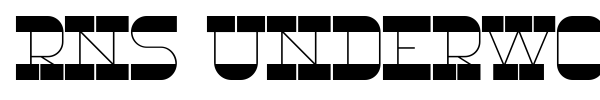RNS Underwood font