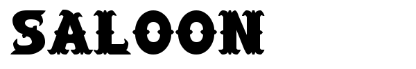 Saloon font