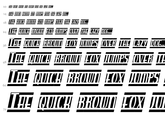 Spankys Bungalow font waterfall