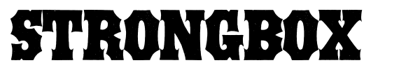 Strongbox font
