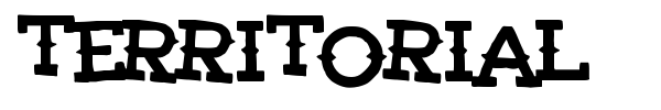 Territorial font
