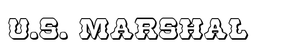 U.S. Marshal font preview