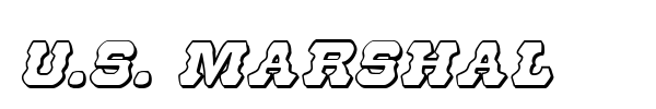 U.S. Marshal font preview