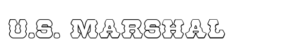 U.S. Marshal font preview