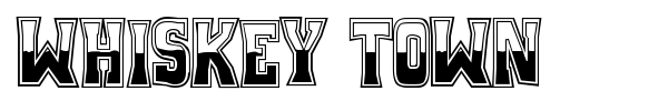 Whiskey Town font
