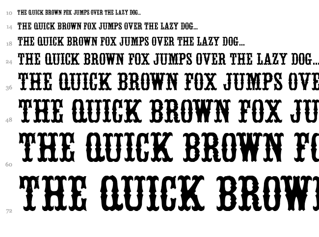 White Vinegar font waterfall