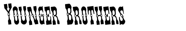 Younger Brothers font