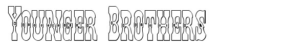 Younger Brothers font preview