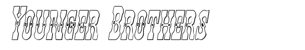 Younger Brothers font preview