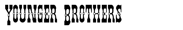 Younger Brothers font preview