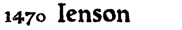 1470 Jenson font preview