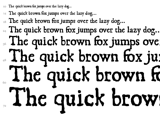 1550 font waterfall