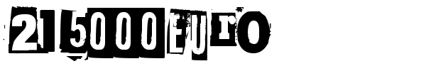215000Euro font