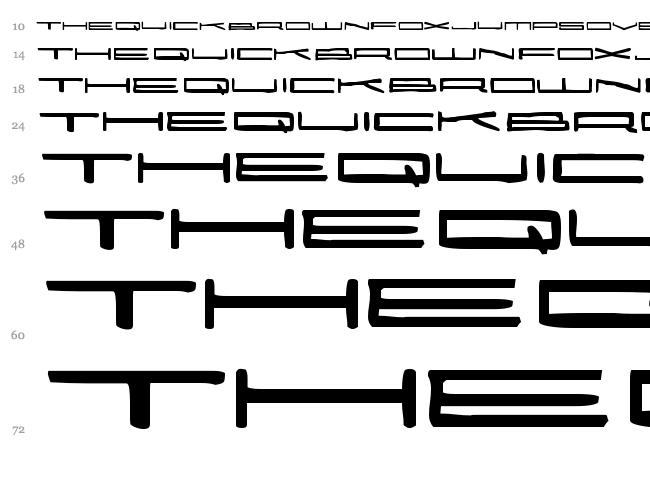 25000 font waterfall