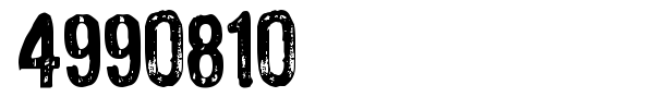 4990810 font