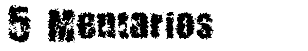 5 Mentarios font
