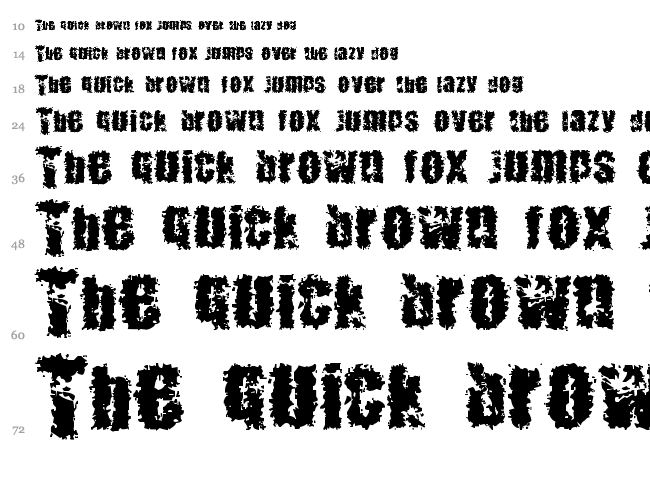 5 Mentarios font waterfall