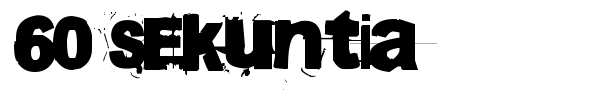 60 Sekuntia font