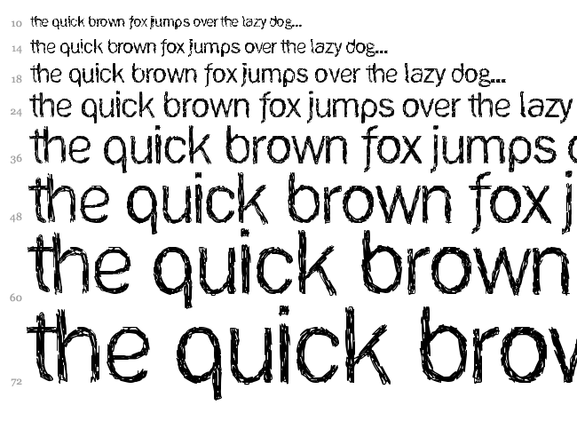 [ank]* font waterfall