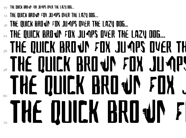 A font for the computer people font waterfall