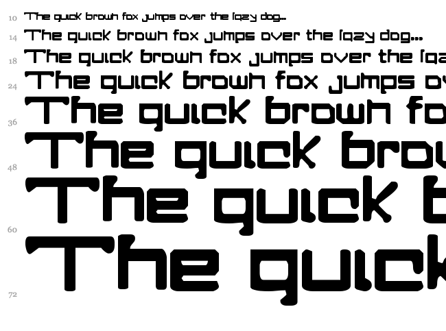 A Perfect Drowning font waterfall