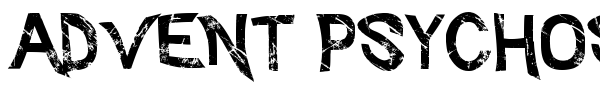 Advent Psychosis font