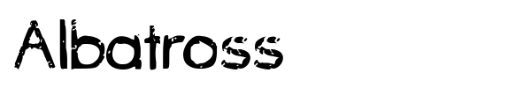 Albatross font